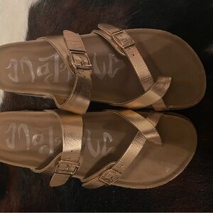 Anatole Gold Sandals